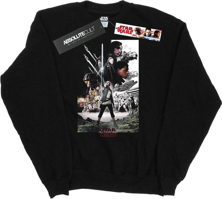 Star Wars The Last Jedi Character Poster Sweatshirt (XL)
