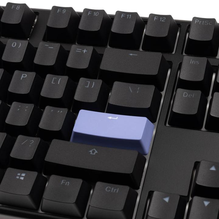 Actual product image Ducky One 3 Classic Black/White TKL Gaming Keyboard, RGB LED - MX-Black (US) (US, Cable)