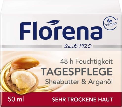 Produktbild Florena Gesichtscreme mit Sheabutter pro Tag, 50 ml (50 ml, Tagescreme)