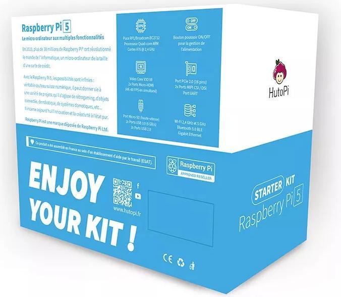 Immagine prodotto HutoPi Raspberry Pi 5 Starter Kit - versione da 4GB