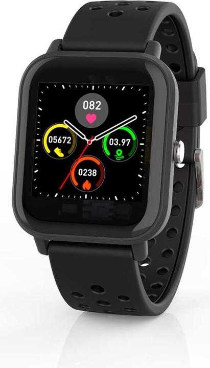 Produktbild Nedis Smartwatch - LCD-Anzeige, IP68, Maximale Betriebszeit: 7200 min, Android™ / IOS (37 mm)