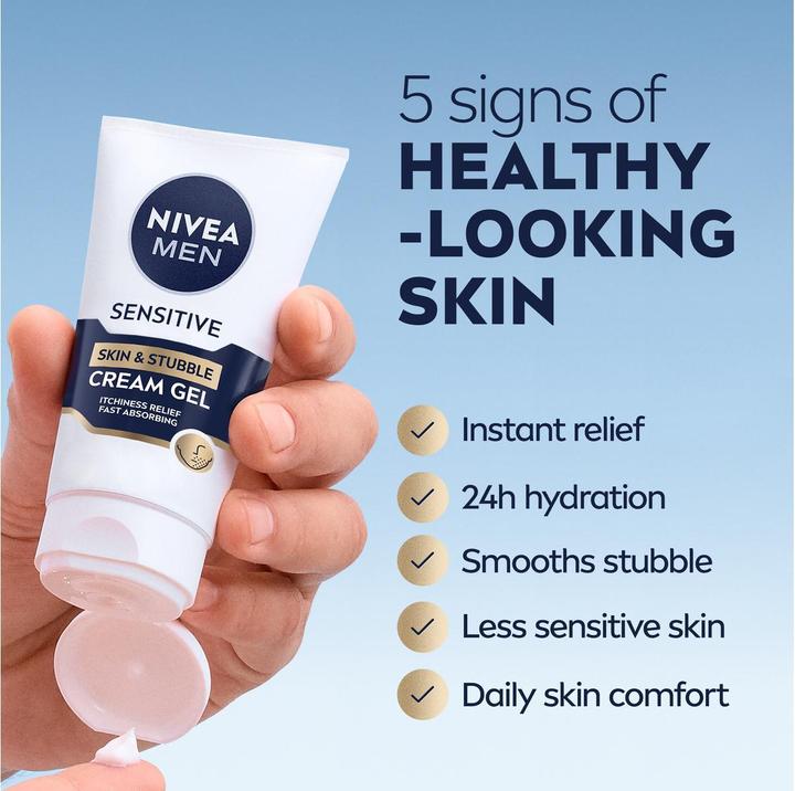 Image du produit NIVEA MEN Gel de soin Sensitive Barbe & Visage (50 ml)