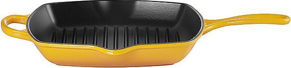 Actual product image Le Creuset Grill pan SIGNATUR dark yellow (Grill pan, Cast iron)