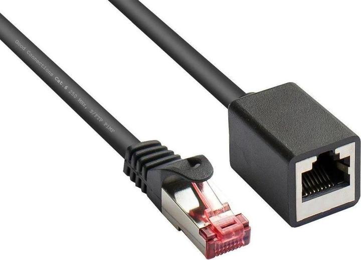 Image du produit Varia SO-37005 - RNS Patchkabelverlngerung mit Rastnasenschutz, Cat. 6, SFTP, PiMF, schwarz, 5m (S/FTP, CAT6, 5 m)
