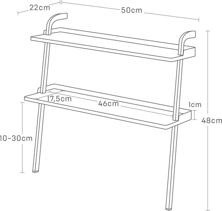 Produktbild Yamazaki Lehnendes Kinder-Schuhregal FRAME