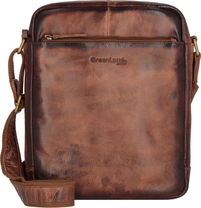 Greenland Nature Mascu & Line Umhängetasche Leder 27 cm