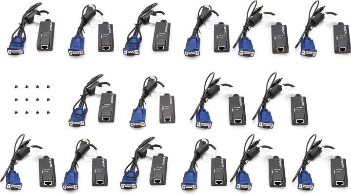 Actual product image Digitus Cat.5 KVM module 16-port for modularized KVM console