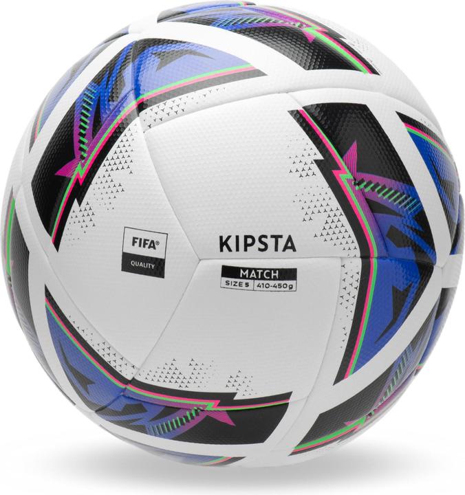 Produktbild Kipsta Fussball Trainingsball Grösse 5 Hybrid 2 - FIFA Quality Match Ball weiss (5)
