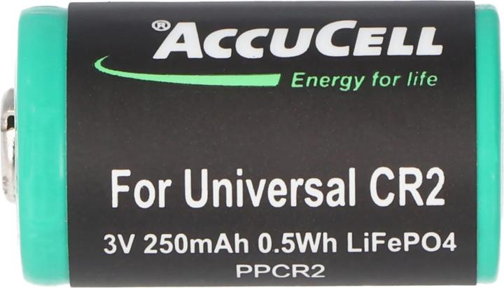 Produktbild AccuCell Akku CR2, CR-2 (1 Stk., CR2, 250 mAh)