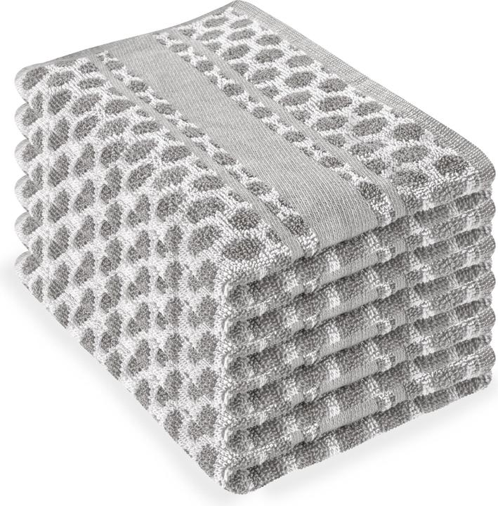 Produktbild Aspero 6 Frottee Baumwoll Geschirrtücher (50 x 70 cm)