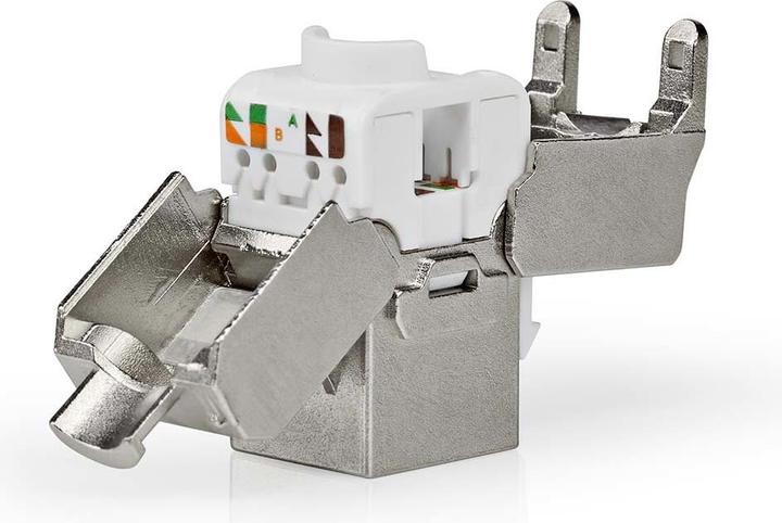 Image du produit Nedis Keystone | CAT7 | RJ45 femelle | S/FTP | Métal | Boîte (Module Keystone)