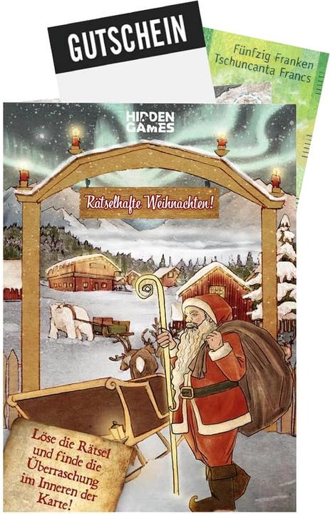 Produktbild Hidden Games HIDKART2 - : Rätselhafte Weihnachten Rätselkarte (DE) (Deutsch)