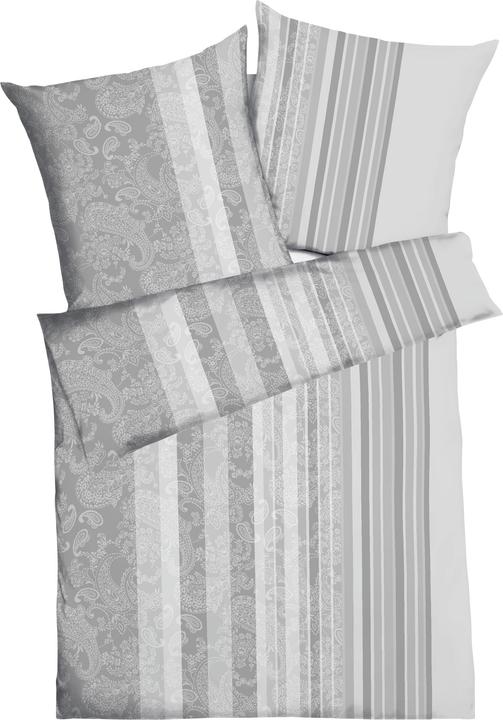 Produktbild Kaeppel Interlock Jersey Bettwäsche Firenze silber (Duvetbezug, 155 x 220 cm, 80 x 80 cm)