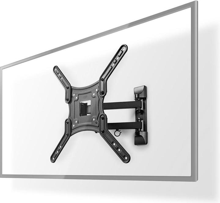 Image du produit Nedis Support mural pour TV à mouvement complet - 23 - 55" - Max. 30 kg - 3 points de pivot - Angle de (Mur, 55", 30 kg)