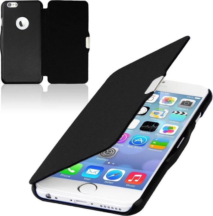 Produktbild König Design Flip Cover Schutzhülle Case Bookstyle Handyhülle für Samsung Galaxy S8 Schwarz (Samsung Galaxy S8+)