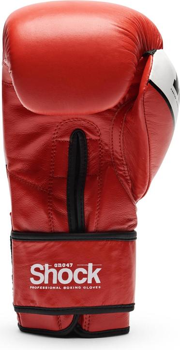 Actual product image Leone Boxing Glove Shock Red GN047 (16 OZ, One size)