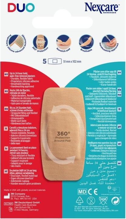 Immagine prodotto Nexcare Pflaster Duo Maxi (5 x)