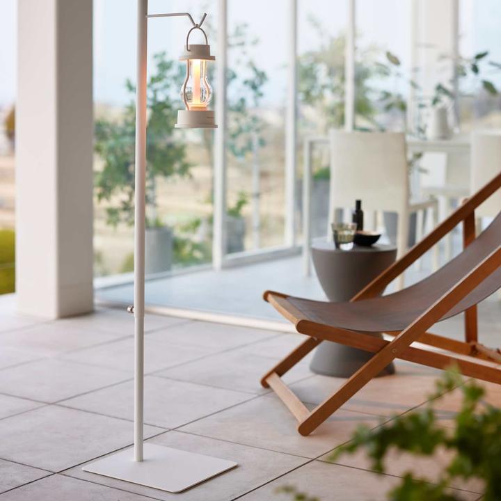 Actual product image Yamazaki TOWER height-adjustable lantern stand