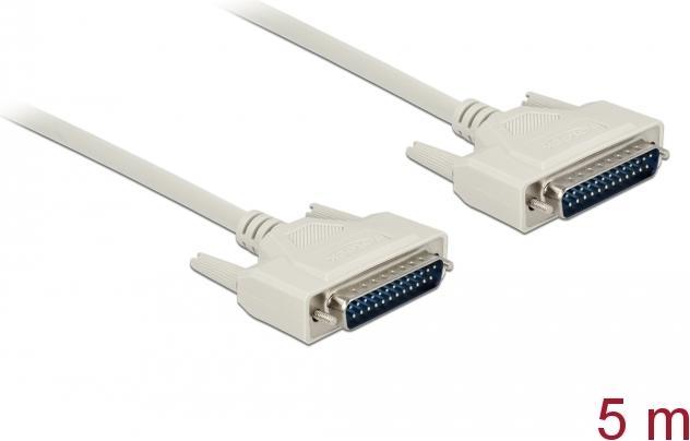 Produktbild Delock Serielles Kabel D-Sub 25 Stecker zu Stecker 5 m (5 m, VGA)