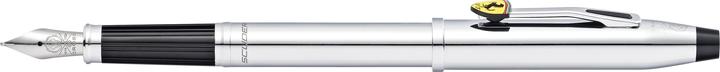 Actual product image Cross Fountain pen Century II Scuderia Ferrari chrome, M-nib, in gift box (Bright chrome)