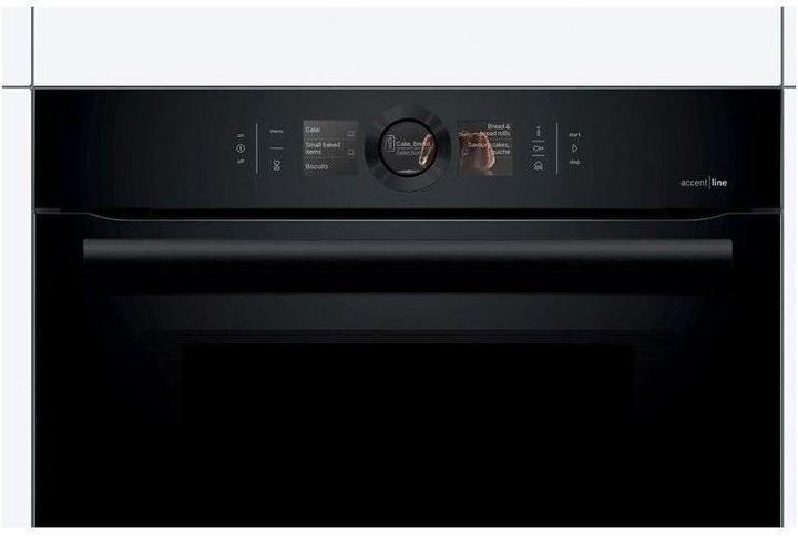 Produktbild Bosch Hausgeräte HNG8764C7-Serie | 8, Einbaubackofen mit zusätzlichen Dampf- und Mikrowellenfunktionen, Carbon Black