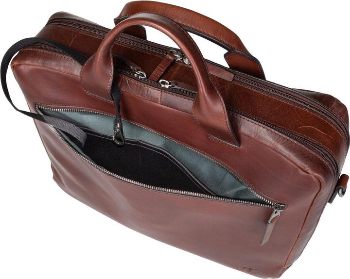 Actual product image Jost Lund briefcase leather 40.5 cm laptop compartment (16.54")