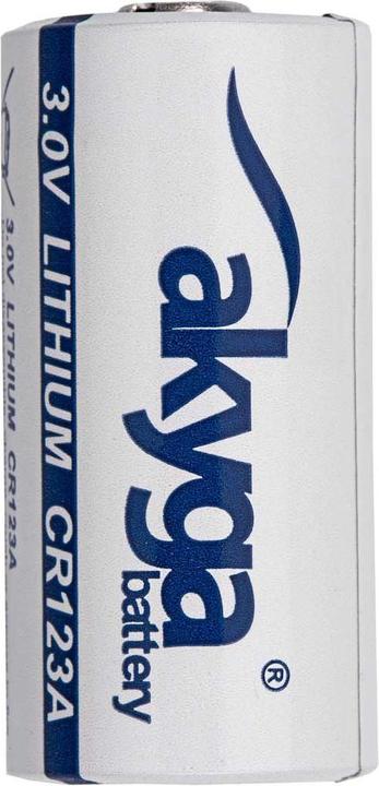 Akyga Knopfzelle CR-123A 3 V 1 St. 1500 mAh Li-MnO2 CR123HT (1 Stk., RCR123A, 1500 mAh)