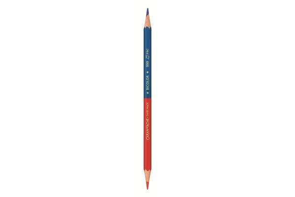 Caran d'Ache Prismalo Aquarelle Bicolor Farbstift (Blau, Rot, 1 x)
