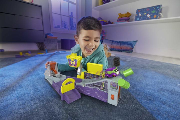 Actual product image Fisher-Price DC Batwheels toy car playset Legion of Zoom