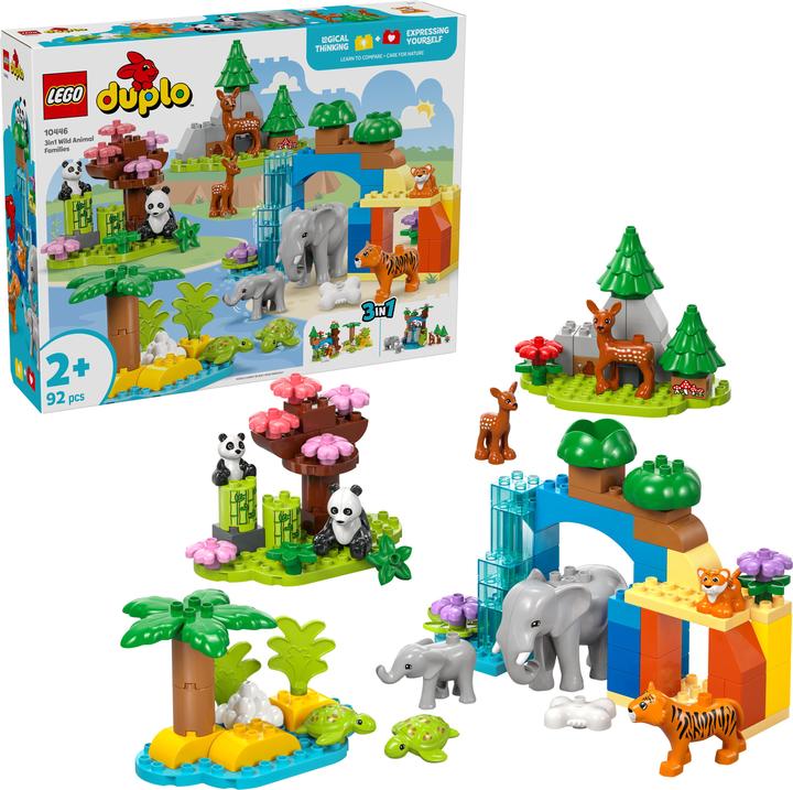 Productafbeelding LEGO Wildtier-Familien 3-in-1-Set (10446)