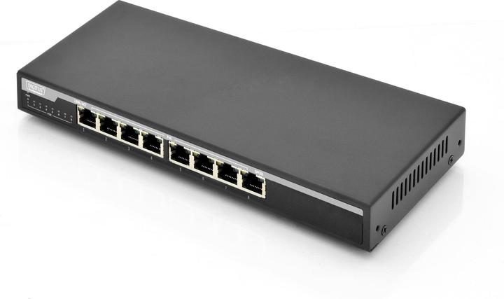 Immagine prodotto Digitus Interruttore da tavolo PoE GB a 8 porte (8 Porti)