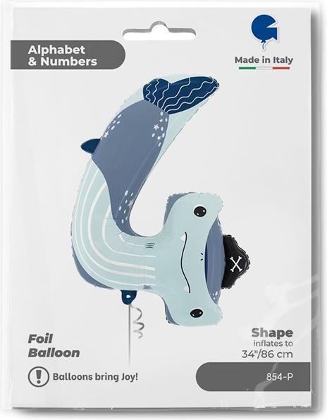 Image du produit Grabo Balloons Ballon XL requin numéro 4 (1 x)