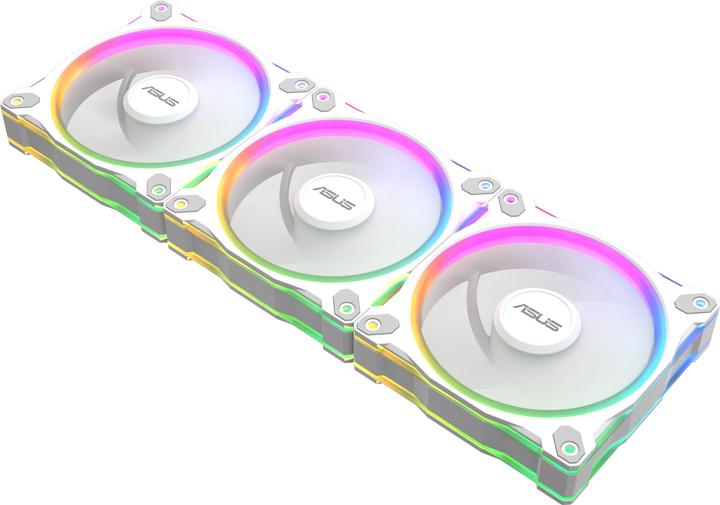 Actual product image ASUS PRIME MR120 FAN ARGB REVERSE WHITE 3IN1 (120 mm, 3 x)