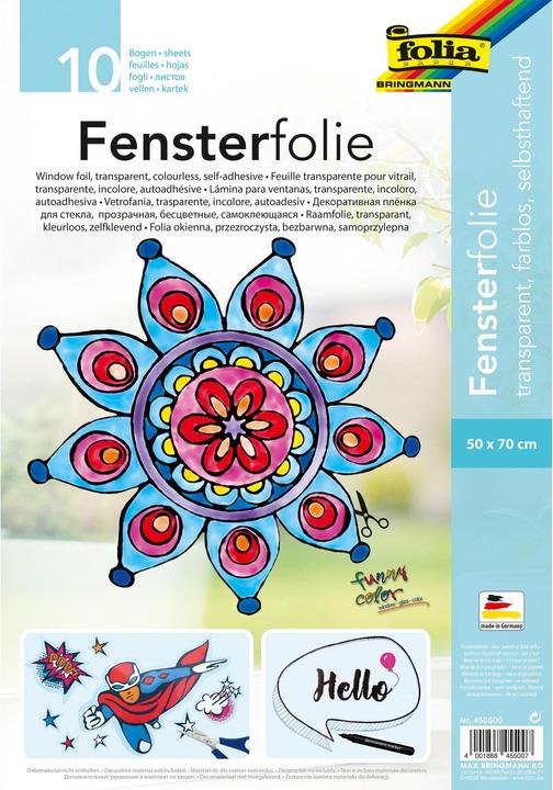 Actual product image Folia Window film colourless self-adhesive