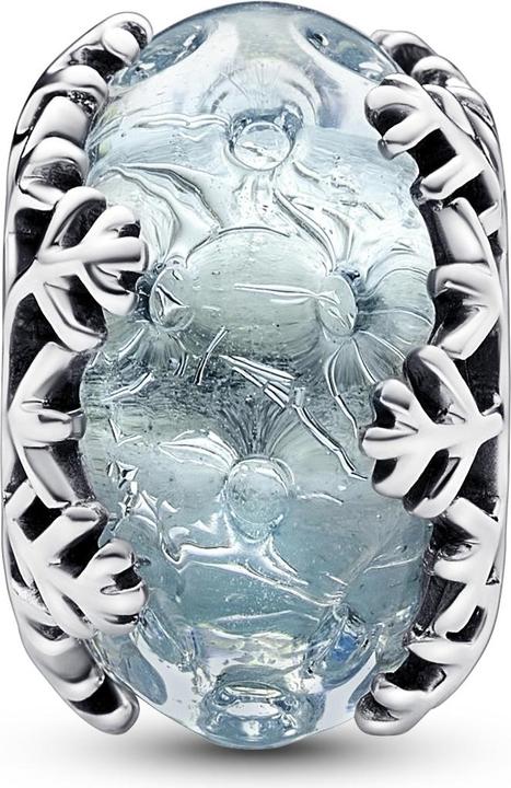 Immagine prodotto Pandora Charm fiocco di neve in vetro di Murano (Argento 925)