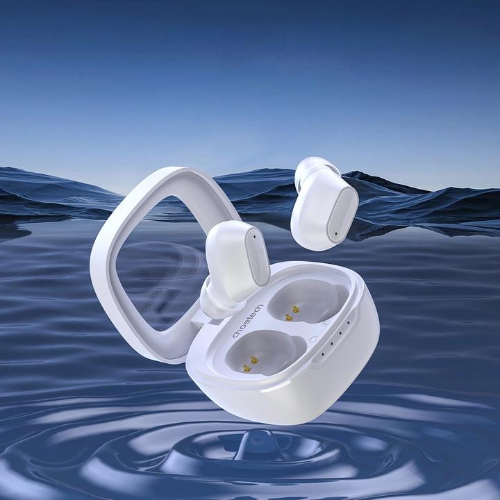 Immagine prodotto Choetech Cuffie MEMS wireless TWS Bluetooth 5.3 - bianco (8 h, Senza fili)