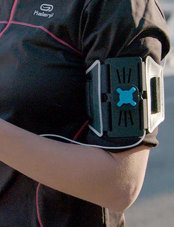 Actual product image Mobilis BRAZALETE UNIV U.FIX RUN KIT. Cell Phone Protective Case Wristband Case Black
