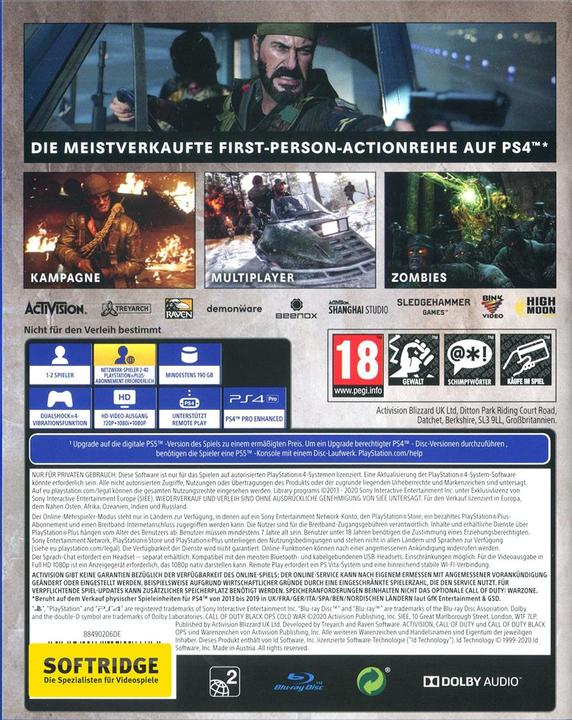 Actual product image Activision Call of Duty: Black Ops Cold War (PS4, DE)