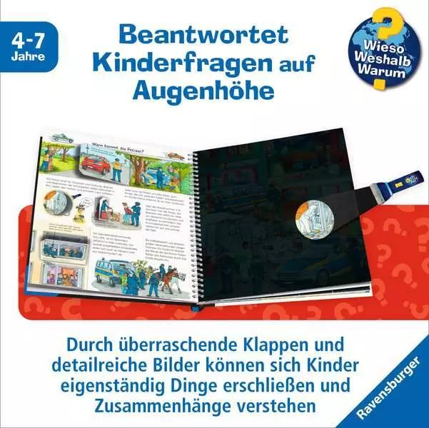 Produktbild Ravensburger Wieso? Weshalb? Warum? Leuchte und entdecke: Einsatzkräfte (Taschenlampen-Buch mit Folien und Klap (Deutsch, Sebastian Coenen, Carola von Kessel, 2025)