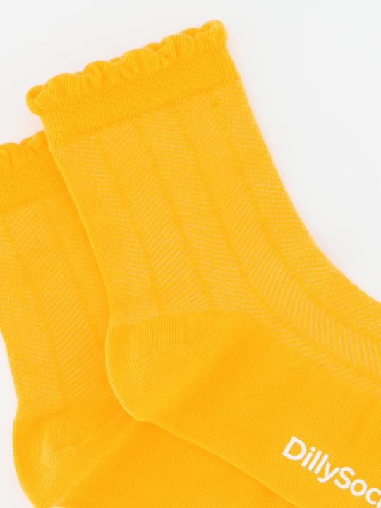 Actual product image DillySocks Ruffled Sun (39 - 41)
