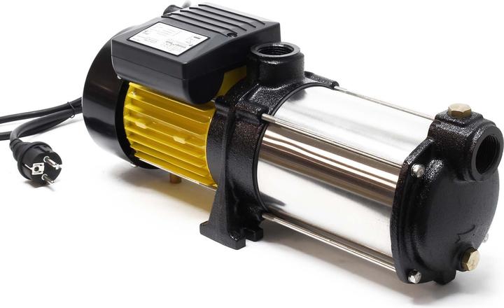 Produktbild Wiltec Kreiselpumpe mehrstufig 6600l/h 900W 55m Hauswasserwerk Wasserpumpe Jetpumpe (Hauswasserpumpe)