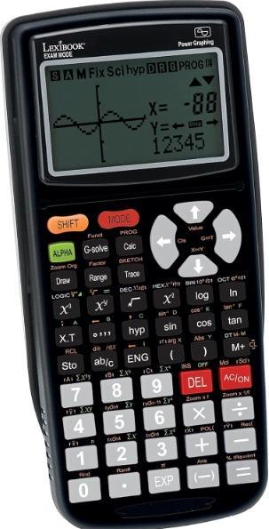 Actual product image Lexibook Graphing calculator with test mode
