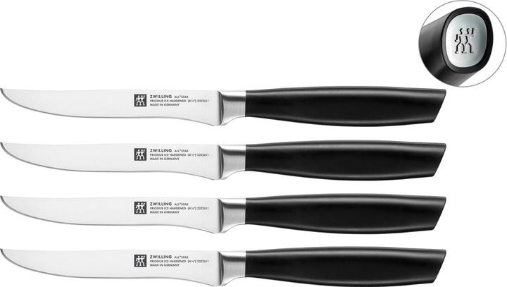 Actual product image Zwilling All Star steak knife set 4 pcs, chrome-silver (4 Piece, Knife)