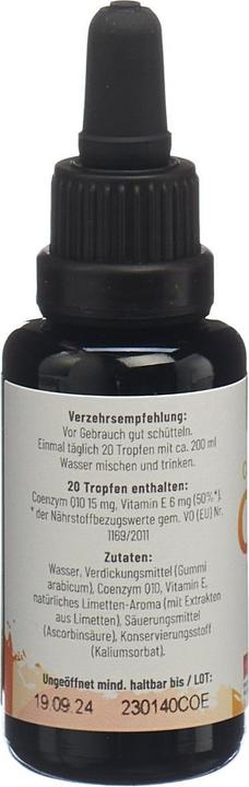 Produktbild Cannsol Coenzym Q10 mit Vitamin E wasserlöslich optimale Bioverfügbarkeit liq (1 Stück, Tropfen, 108 g)