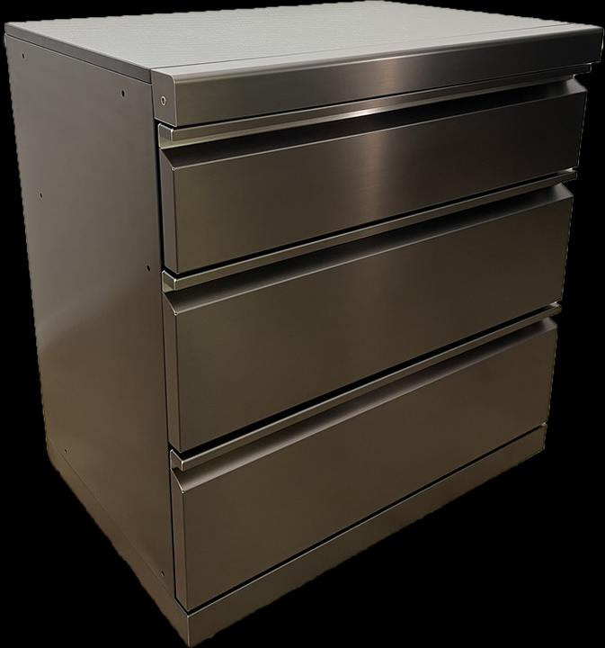 BBQ Master Outdoorkitchen Element Drawers Black Edition