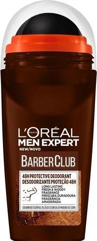 L'Oréal Paris L'Oreal Man Expert Friseur Club 48 Hour Roll-On Deodorant für Männer 50ml (Roll-on, 50 ml)