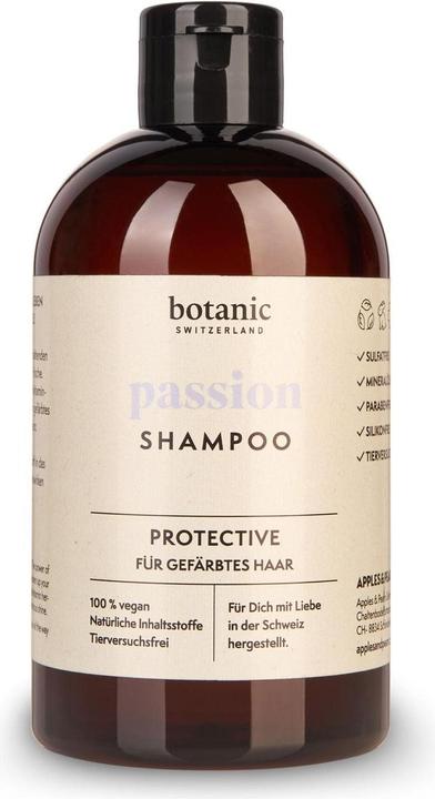 Produktbild Botanic Switzerland passion | Shampoo für gefärbtes Haar (500 ml, Flüssiges Shampoo)