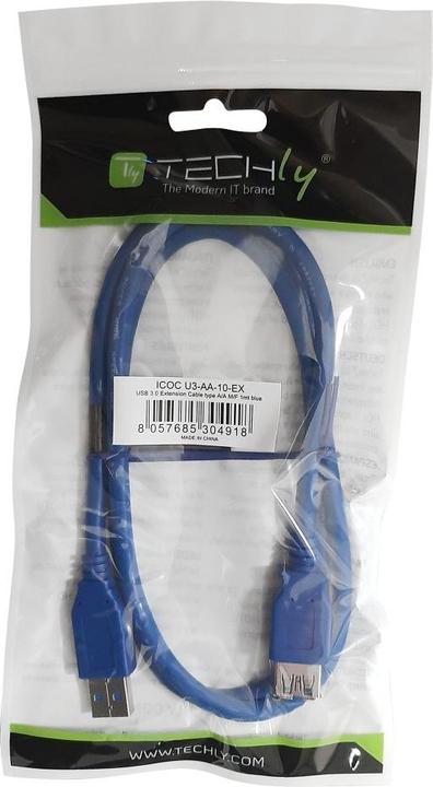 Produktbild Techly USB3.0 Verlängerungskabel Stecker/Buchse TypA (1 m, USB 3.0)