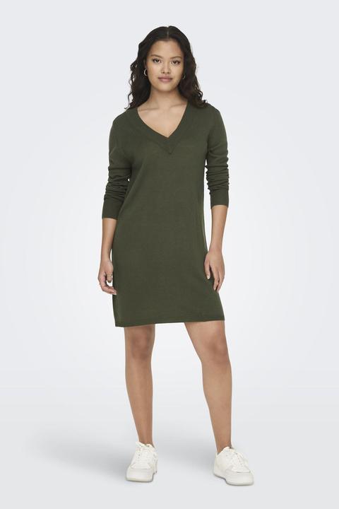 Produktbild JdY V-Ausschnitt Strickkleid (XXL)
