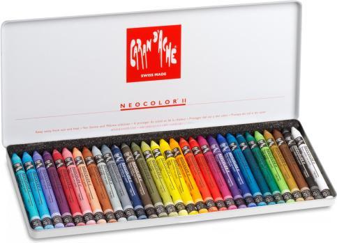 Actual product image Caran d'Ache Neocolor II Aquarelle Metallschachtel (Multicolor, 30 x)
